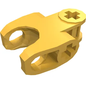 Technic Axle Connector 2 x 3 with Ball Socket, Closed Sides, Squared Ends