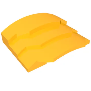 Brick Curved 4 x 3 with 3 Layers, 1 x 3 Cutout on Underside