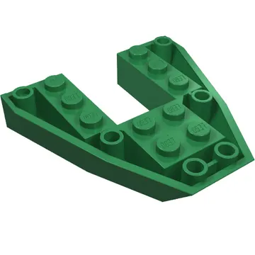 Brick Wedged, Sloped Inverted 6 x 6 x 1 Boat Bow