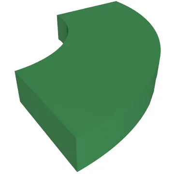 Tile 2 x 2 Curved, Macaroni