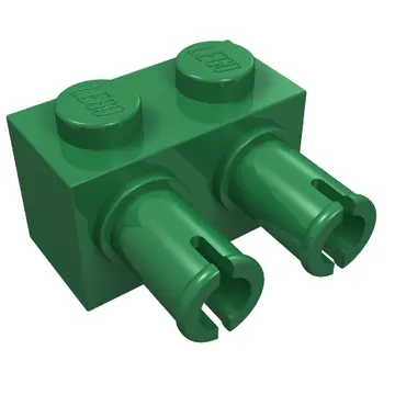 Brick Special 1 x 2 with 2 Pins, Round Pin Holes