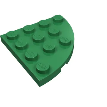 Plate Round Corner 4 x 4