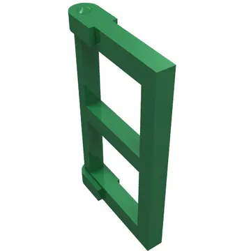 Window 1 x 2 x 3 Pane with Thick Corner Tabs