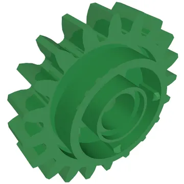 Technic Gear 20 Tooth with Clutch on Both Sides