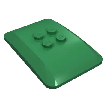 Brick Curved 6 x 4 x 2/3 Quad Curved with 2 x 2 Studs
