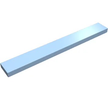 Tile 1 x 8 with Groove