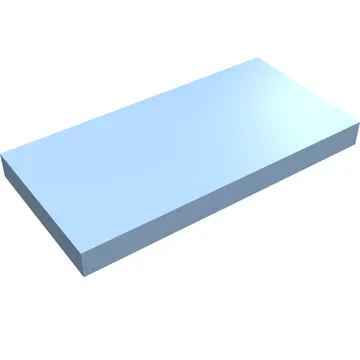 Tile 2 x 4 with Groove