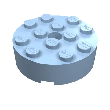 Brick Round 4 x 4 Centre Hole