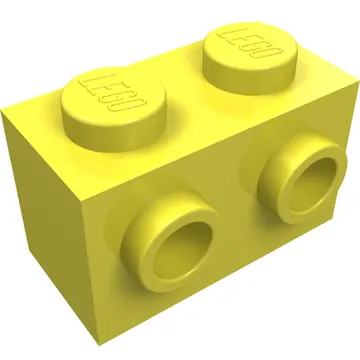 Brick Special 1 x 2 with 2 Studs on 1 Side