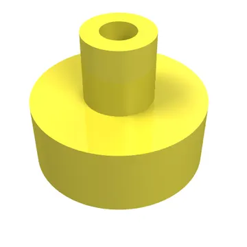 Tile Round 1 x 1 with Hollow Bar