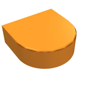 Tile Round 1 x 1 Half Circle