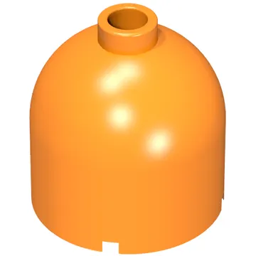 Brick Round 2 x 2 x 1 2/3 Dome Top, Blocked Open Stud