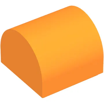 Brick Curved 1 x 1 x 2/3 Double Curved Top, No Studs