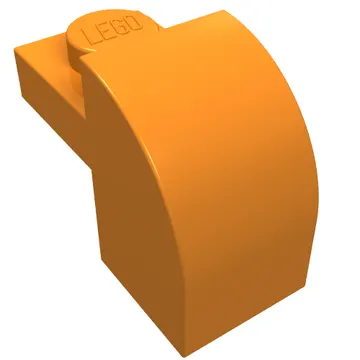 Brick Curved 1 x 2 x 1 1/3 with Curved Top