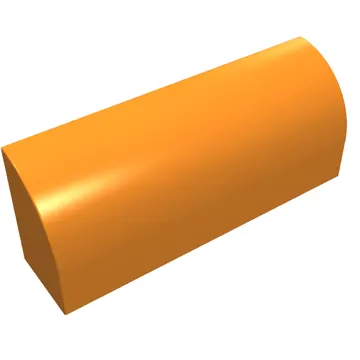 Brick Curved 1 x 4 x 1 1/3 No Studs, Lowered Inside Support
