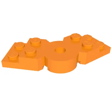 Plate Angled 2 x 2 with Step and Hole in Center