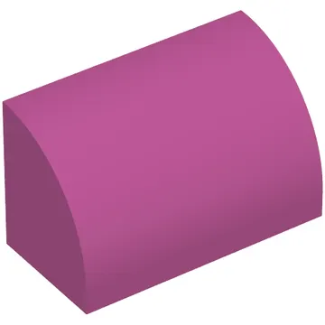 Brick Curved 1 x 2 x 1 No Studs