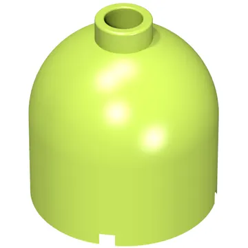 Brick Round 2 x 2 x 1 2/3 Dome Top, Blocked Open Stud