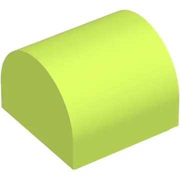 Brick Curved 1 x 1 x 2/3 Double Curved Top, No Studs