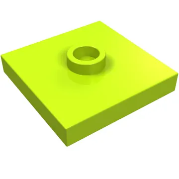 Plate Special 2 x 2 with Groove and Center Stud (Jumper)