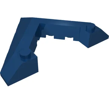 Brick Wedged, Sloped 45° 6 x 8 with Pointed Cutout