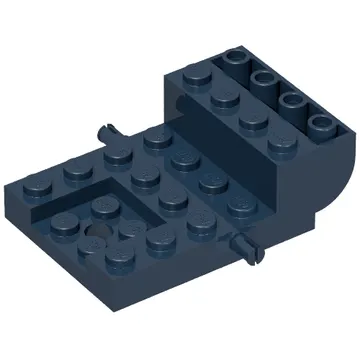 Vehicle Base, Carriage 4 x 6 x 1 2/3 with Wheel Clip Pins