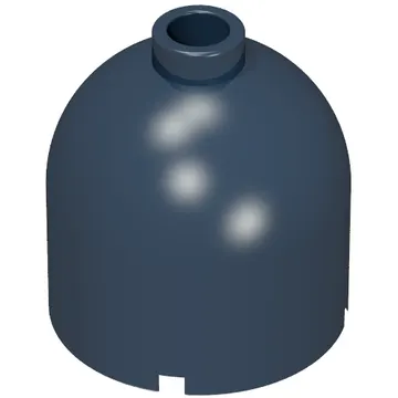 Brick Round 2 x 2 x 1 2/3 Dome Top, Blocked Open Stud