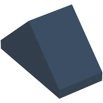 Brick Sloped 45° 2 x 1 Double with Inside Stud Holder