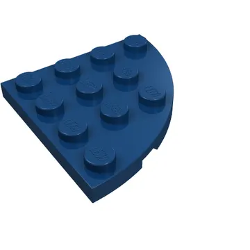 Plate Round Corner 4 x 4