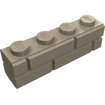 Brick Special 1 x 4 with Masonry Brick Profile