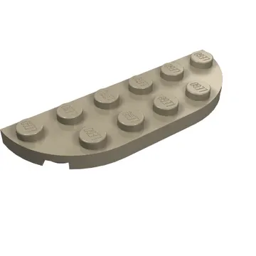 Plate Round Corners 2 x 6 Double