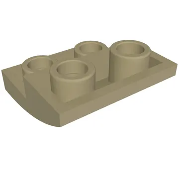 Brick Curved Inverted 2 x 2 x 2/3