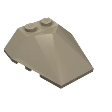 Brick Wedged, Sloped 4 x 4 Pyramid Center