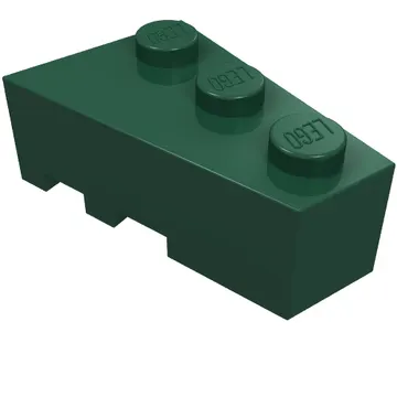 Brick Wedged, Angled 3 x 2 Right