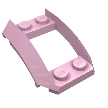 Wheel Arch, Curved Wedge 4 x 3 with 2 x 2 Opening and 4 Studs