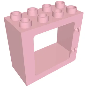 Duplo Door / Window Frame Flat Front Surface, Completely Open Back