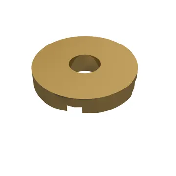 Tile Round 2 x 2 with Hole