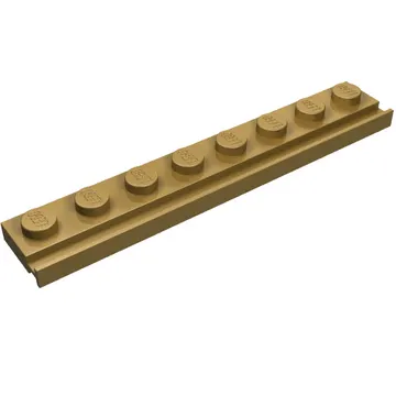 Plate Special 1 x 8 with Door Rail