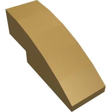 Brick Curved 3 x 1 No Studs