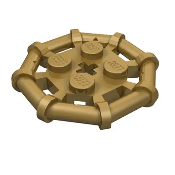 Plate Special 2 x 2 with Bar Frame Octagonal, Reinforced, Completely Round Studs