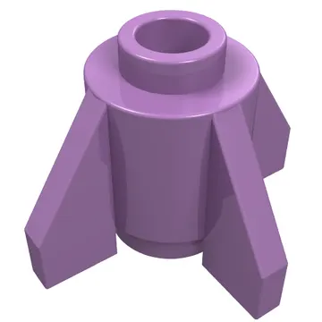 Brick Round 1 x 1 with Fins, Open Stud
