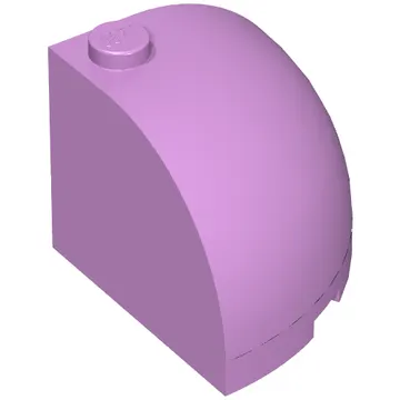 Brick Round Corner 3 x 3 x 2 Dome Top