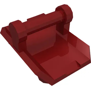 Plate Special / Shield Rectangular with 4 Studs, Handle