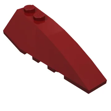 Brick Wedged, Curved 6 x 2 Right, Inner Ridges