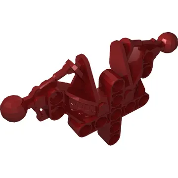 Large Figure Skeletal, Torso, Upper, with 2 Ball Joints (Toa Inika)