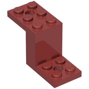 Bracket 5 x 2 x 2 1/3 with Holes, Inside Stud Holder