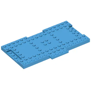 Plate Special 9 x 16 x 2/3 with 1 x 4 Recessed