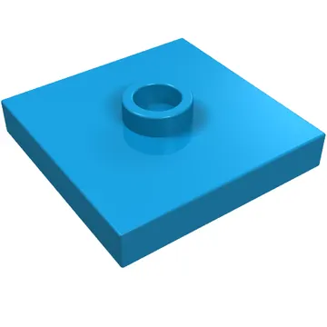 Plate Special 2 x 2 with Groove and Center Stud (Jumper)
