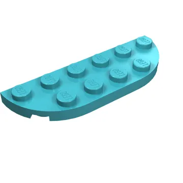 Plate Round Corners 2 x 6 Double