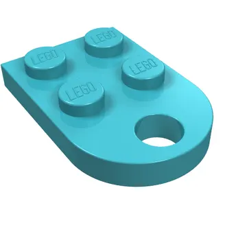 Plate Special 3 x 2 with Rounded End, Hole